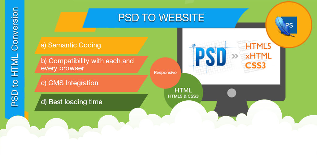 psd to html conversion
